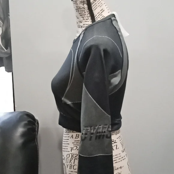 ๐๐ฅ๐ฅ๐ฅNWOT gym shark women's activew9ear crop top๐๐ฅ๐ฅ๐ฅ - Picture 5 of 9